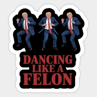 Trump Dance Trump 2025 Sticker